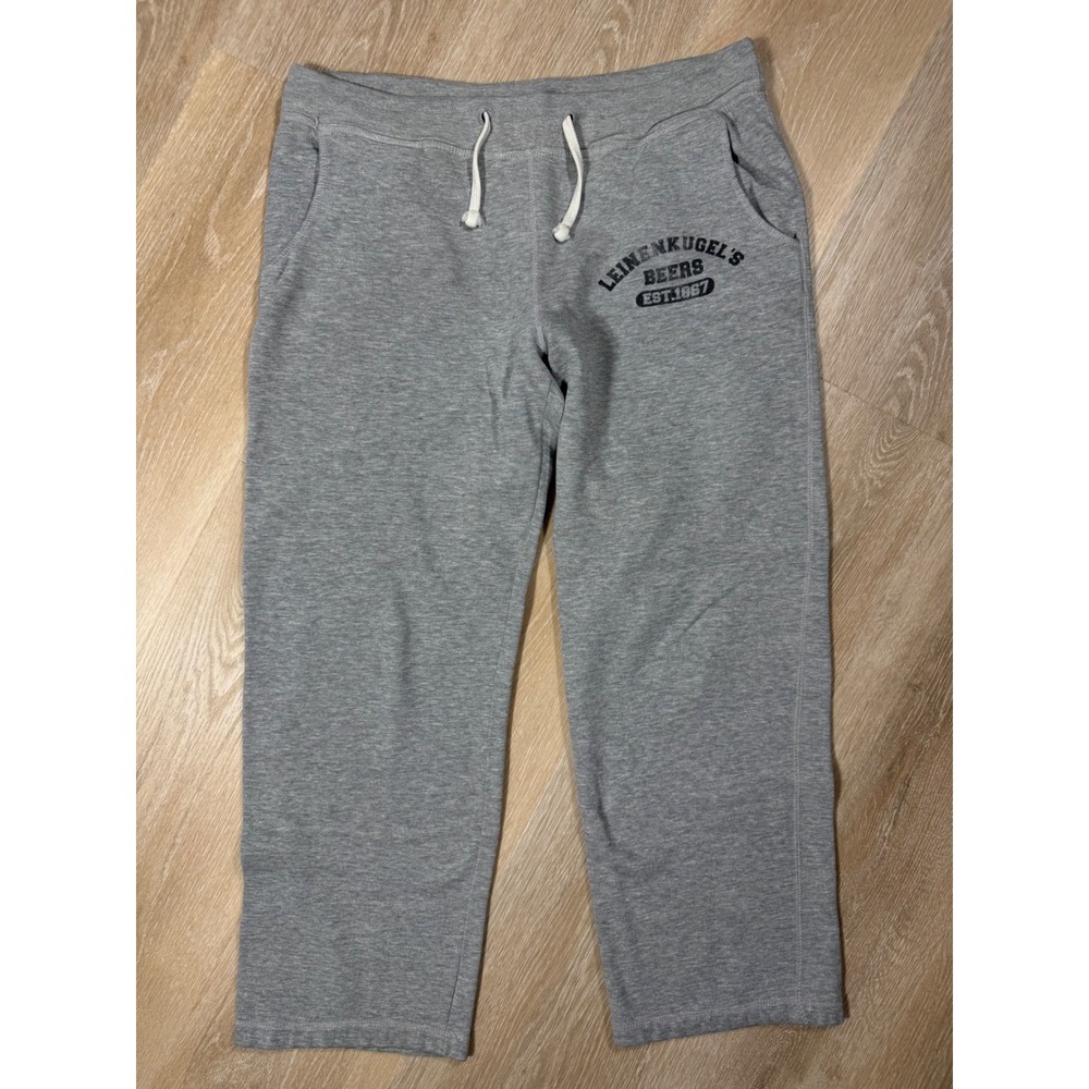 MV Sport Leinenkugels Beers Graphic Sweatpants Gray - Size Medium
